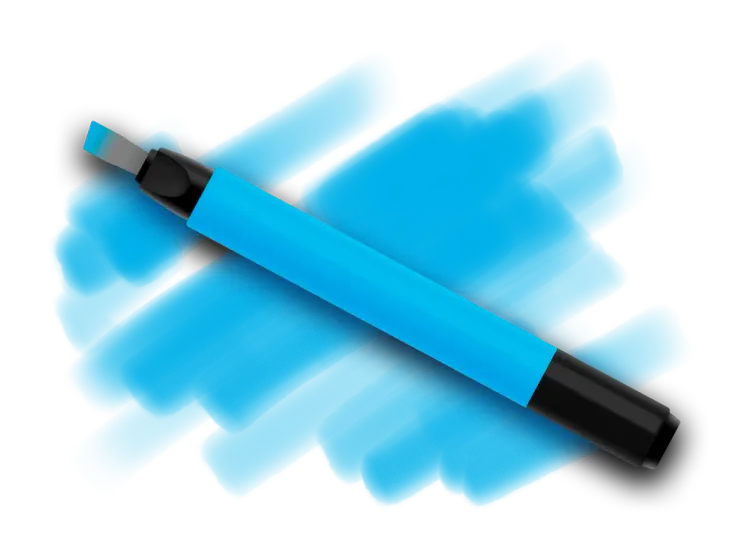 Flat brush tool