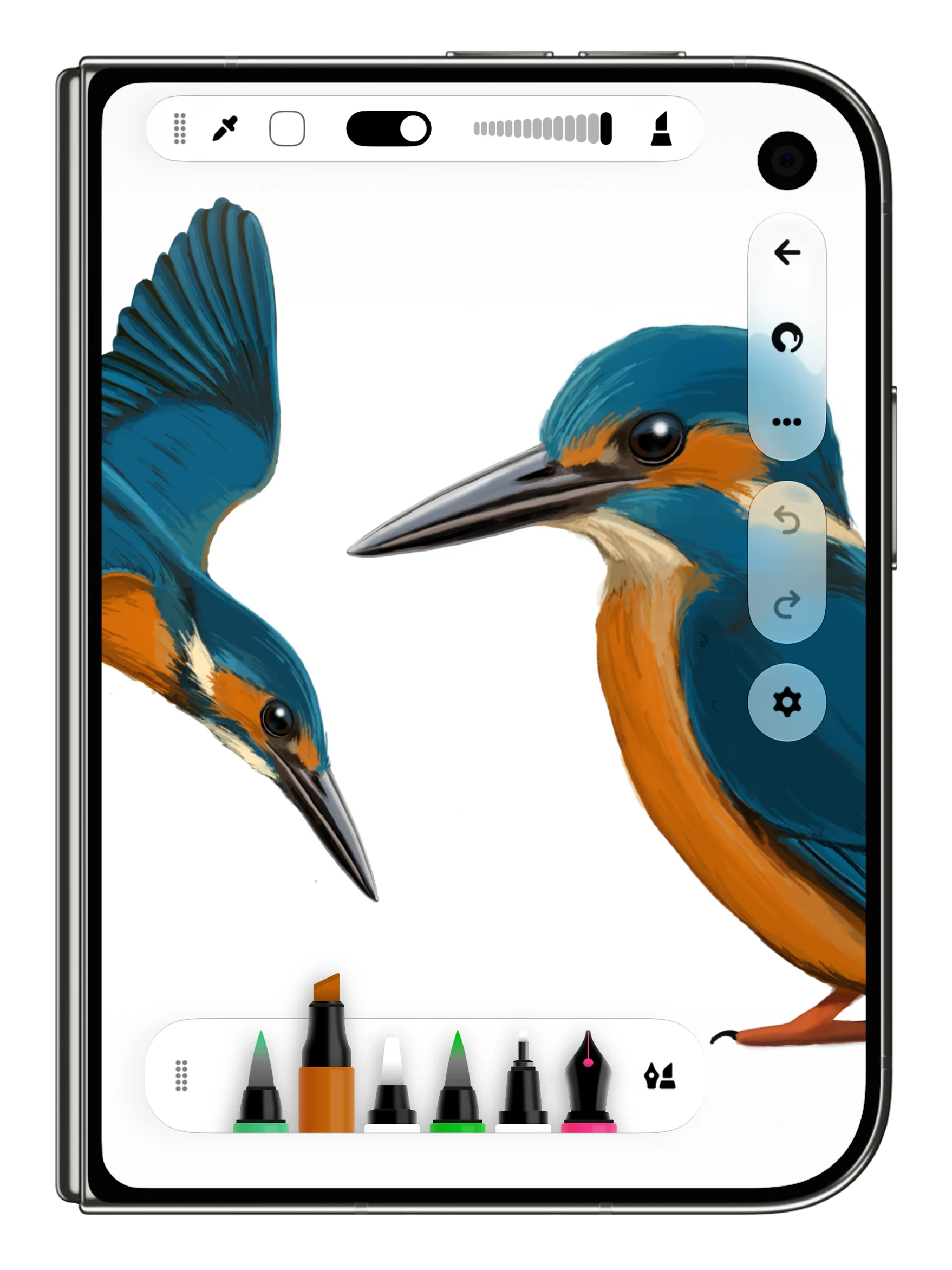 Flow on the iPhone Duo cover display